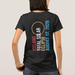 Camiseta Taza de eclipse solar total de Islandia 12 de agos