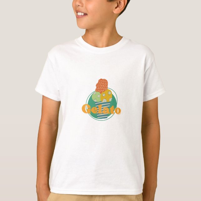 Camiseta taza de gelato (Anverso)