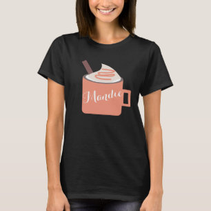 Camiseta Taza de otoño con crema batida de especias de cala