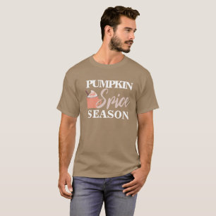 Camiseta Taza de otoño con especias de calabaza y crema bat