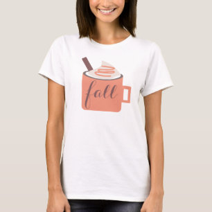 Camiseta Taza de Otoño con Especias de Calabaza y Crema Bat
