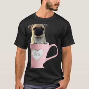 Camiseta Taza de Pug L 2