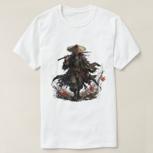 Camiseta Taza de Ronin Errante Místico Guerrero Samurái e