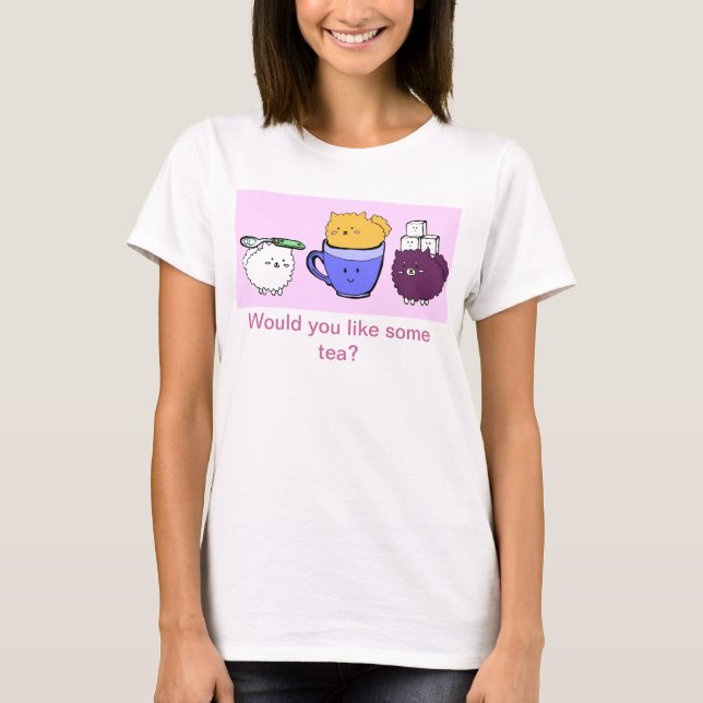 Camiseta Taza de té Poms (Anverso)