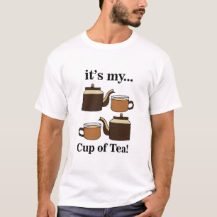 Camiseta Taza de té Tetera Es mi taza de té Fiesta