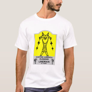 Camiseta Taza divertida de lineman – Regalo de lineman eléc