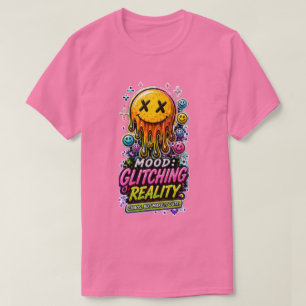 Camiseta Taza estética de error cibernético del Y2K