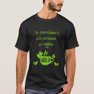 Camiseta Taza Gärtner's Schrei Nach Kaffee Con Texto Alemán