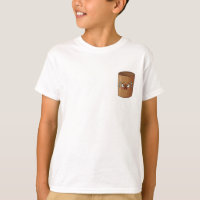 Taza Marrón Nerviosa Sudando Niños
