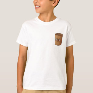 Camiseta Taza Marrón Nerviosa Sudando Niños
