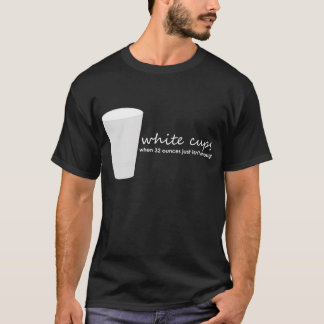 Camiseta Tazas blancas