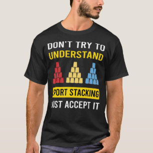 Camiseta Tazas de apilamiento de Sport Stacking Apilamiento