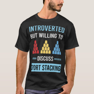 Camiseta Tazas de apilamiento de Sport Stacking Apilamiento