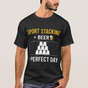 Camiseta Tazas de apilamiento de Sport Stacking Apilamiento