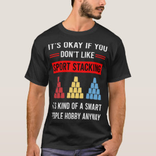 Camiseta Tazas de apilamiento de Sport Stacking Apilamiento