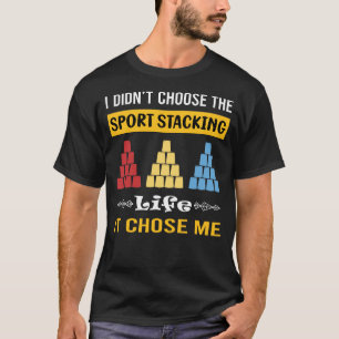 Camiseta Tazas de apilamiento de Sport Stacking Apilamiento