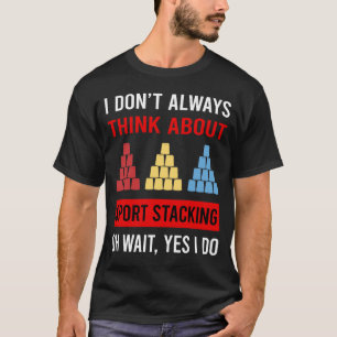 Camiseta Tazas de apilamiento de Sport Stacking Apilamiento