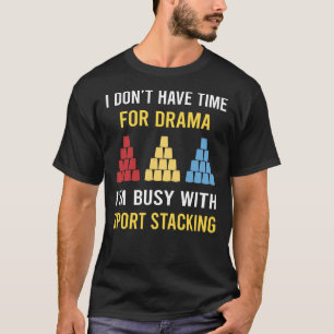 Camiseta Tazas de apilamiento de Sport Stacking Apilamiento