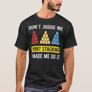 Camiseta Tazas de apilamiento de Sport Stacking Apilamiento
