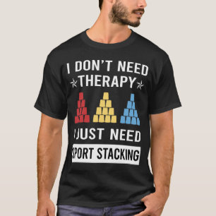 Camiseta Tazas de apilamiento de Sport Stacking Apilamiento