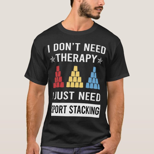Camiseta Tazas de apilamiento de Sport Stacking Apilamiento (Anverso)