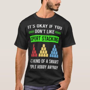 Camiseta Tazas de apilamiento de Sport Stacking Apilamiento