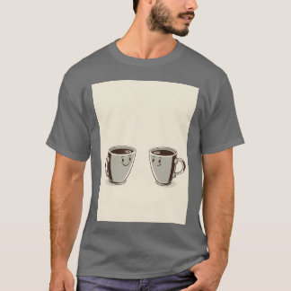 Camiseta Tazas de café antiguas de los años 50 chica