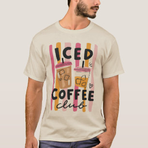 Camiseta Tazas de café rosadas lindas diseño de café de ver