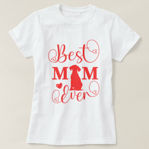 Camiseta Tazas de café y vasos de vino para la mejor mamá p