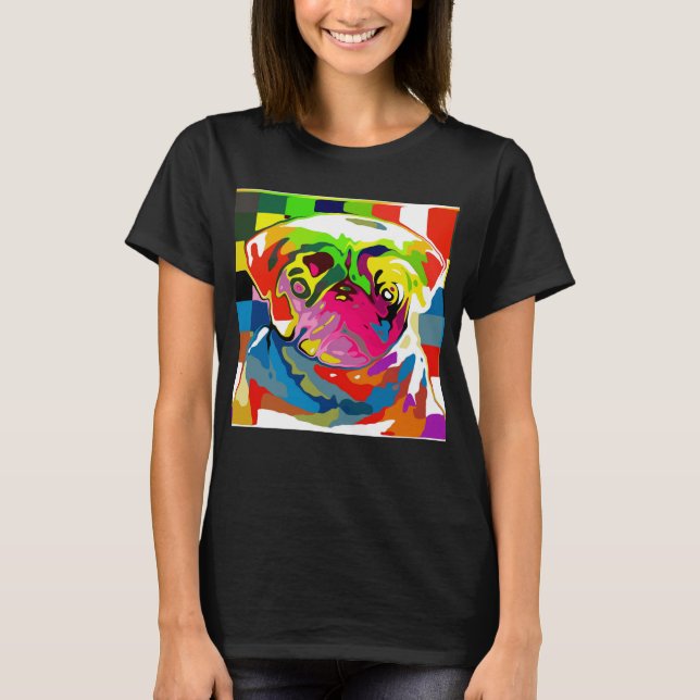 CAMISETA TAZAS DE T DE ARTE POP (Anverso)
