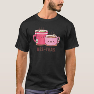 Camiseta Tazas Lindas Bes Teas Amigas Bebida