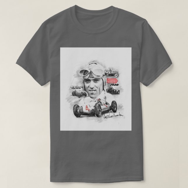 Camiseta Tazio Nuvolari  (Diseño del anverso)