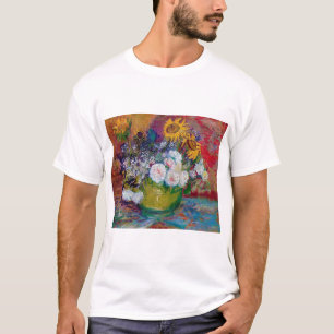 Camiseta Tazón con flores, Van Gogh
