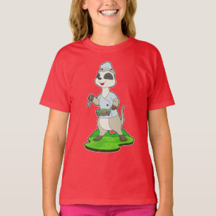 Camiseta Tazón de chef suricata cocina