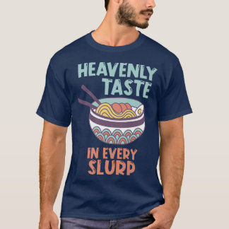 Camiseta Tazón de fideos de anime Kawaii Japón Ramen 1607