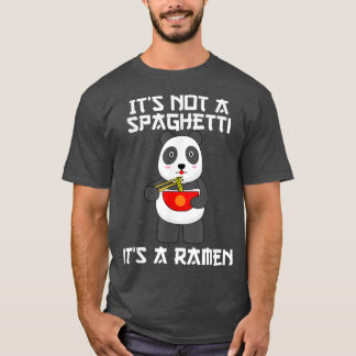Camiseta Tazón De Fideos De Ramen Con Palillos Y Panda Para