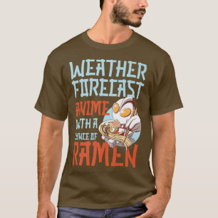 Camiseta Tazón de fideos Ramen amor japonés clima Kawaii pa