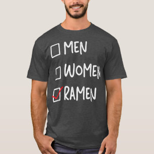 Camiseta Tazón de fideos Ramen amor japonés Kawaii hombres 