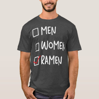 Camiseta Tazón de fideos Ramen amor japonés Kawaii hombres 