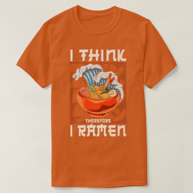 Camiseta Tazón de fideos Ramen amor japonés Kawaii ola I de (Diseño del anverso)