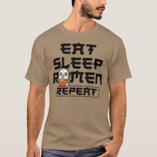 Camiseta Tazón de fideos Ramen amor japonés Kawaii Panda Co