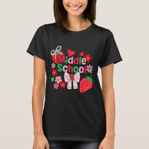 Camiseta Tazón de fresa de la escuela secundaria divertido 