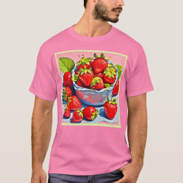 Camiseta Tazón de fresa fresca