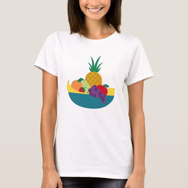 Camiseta Tazón de frutas (Anverso)