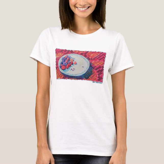 Camiseta Tazón de Frutas Rojas (Anverso)