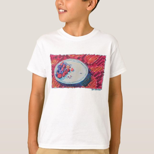 Camiseta Tazón de Frutas Rojas (Anverso)