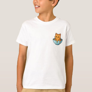 Camiseta Tazón de Miel Gatito Niños