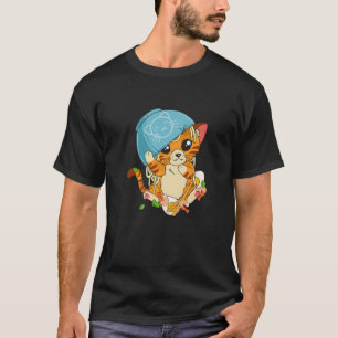 Camiseta Tazón De Noodle Ramen En La Cabeza De Kawaii Anim