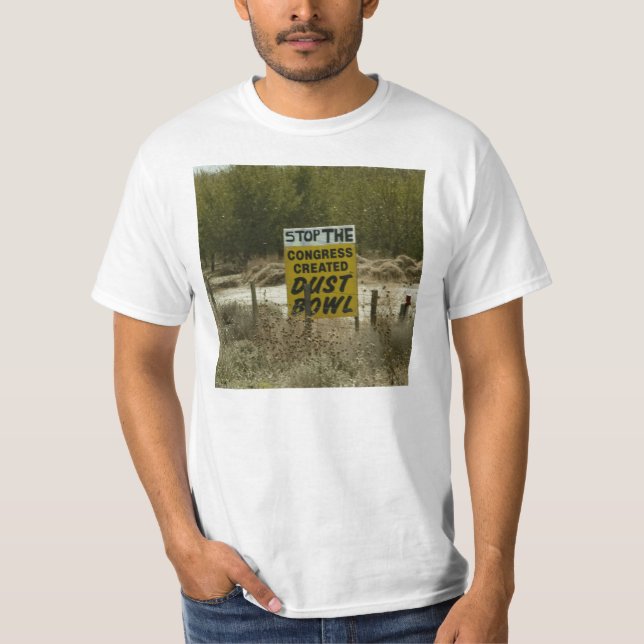 Camiseta Tazón de polvo creado por el Congreso (Anverso)