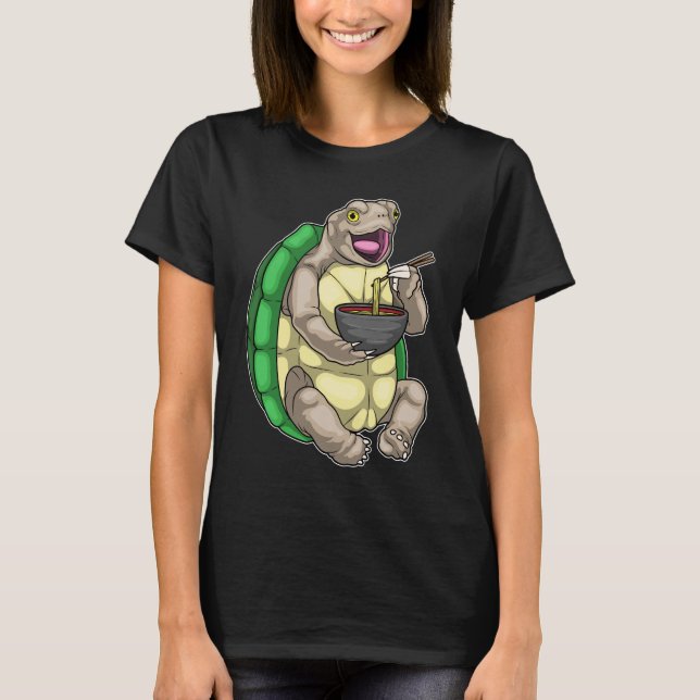 Camiseta Tazón de Ramen de Tortuga (Anverso)